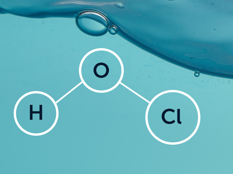 Хлорноватистая. Om вода. HOCL. Растворение хлора в воде