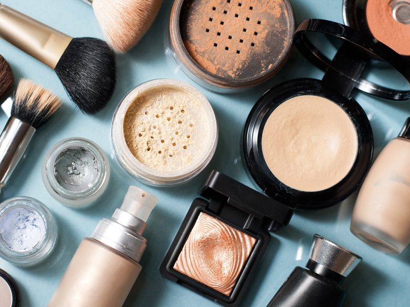 Ingredients store in makeup