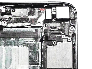 Inside of mobile phone