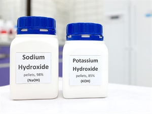 Sodium hydroxide VS potassium hydroxide