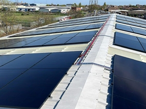 Solar Panels at Monarch Chemicals Sheerness